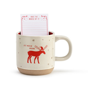 Moose Mug & Notepad Set