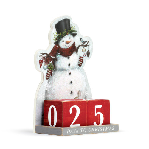 Woodland Snowman Christmas Countdown