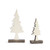 Enameled Wood Trees - Set of 2 Mango Wood