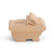 rabbit shaped wooden bank