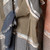 Knit Vest in Taupe/Gray Stripe