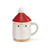 Snow Day Santa Mug with Lid