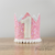 Baby Pink & White Glitter Party Crown