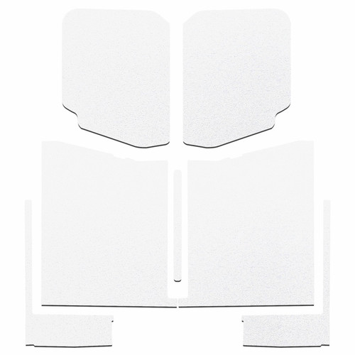 DEI 20-22 Jeep Gladiator JT 4-Door Boom Mat Complete Headliner Kit - 7 Piece - White