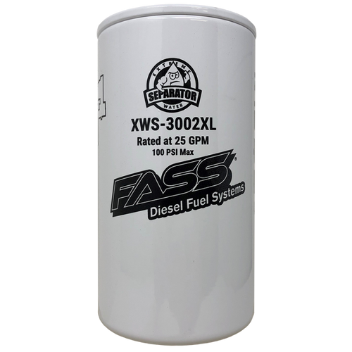FASS Hydroglass Titanium Signature Series Extended Length Extreme Water Separator XWS-3002XL
