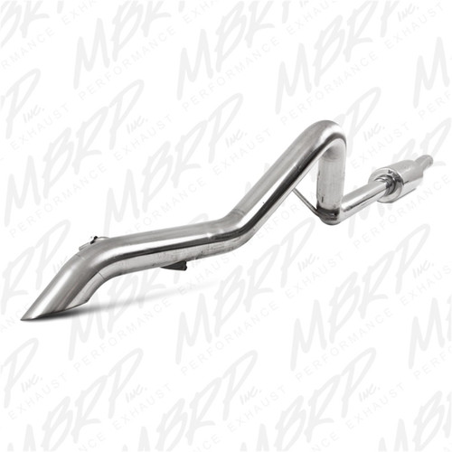 MBRP 2007-2009 Jeep Wrangler (JK) 3.8L V6 4 dr Off-Road Tail Pipe Muffler before Axle S5514409