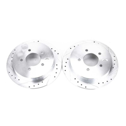 Power Stop 00-02 Ford Expedition Rear Evolution Drilled & Slotted Rotors - Pair Power Stop 00-02 Ford Expedition Rear Evolution Drilled & Slotted Rotors - Pair
