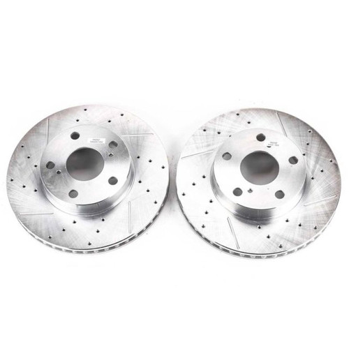 Power Stop 05-15 Toyota Tacoma Front Evolution Drilled & Slotted Rotors - Pair Power Stop 05-15 Toyota Tacoma Front Evolution Drilled & Slotted Rotors - Pair