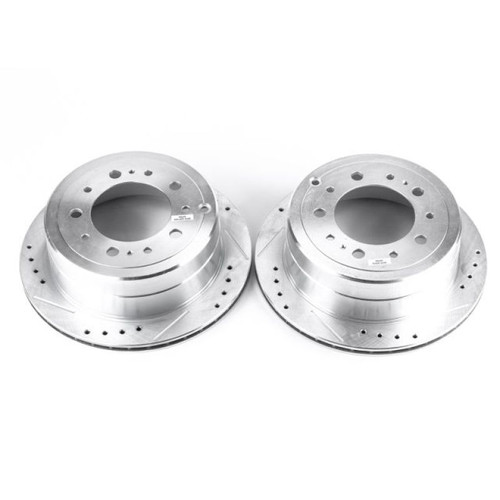 Power Stop 98-07 Lexus LX470 Rear Evolution Drilled & Slotted Rotors - Pair Power Stop 98-07 Lexus LX470 Rear Evolution Drilled & Slotted Rotors - Pair