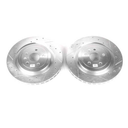 Power Stop 09-18 Cadillac CTS Rear Evolution Drilled & Slotted Rotors - Pair Power Stop 09-18 Cadillac CTS Rear Evolution Drilled & Slotted Rotors - Pair