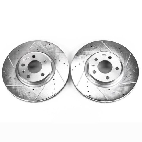 Power Stop 09-11 Audi A4 Front Evolution Drilled & Slotted Rotors - Pair Power Stop 09-11 Audi A4 Front Evolution Drilled & Slotted Rotors - Pair