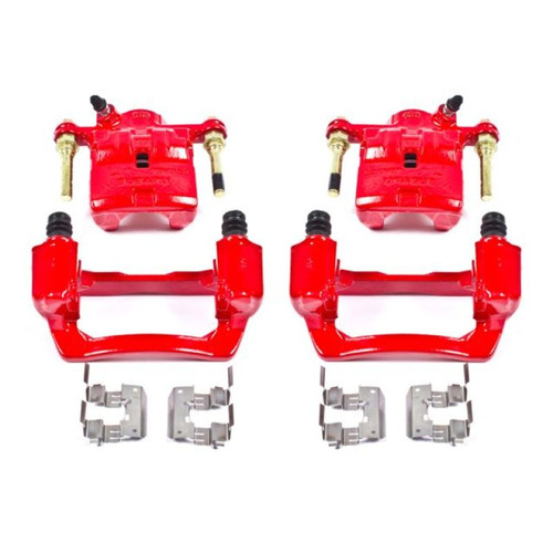 Power Stop 09-13 Subaru Forester Rear Red Calipers w/Brackets - Pair Power Stop 09-13 Subaru Forester Rear Red Calipers w/Brackets - Pair