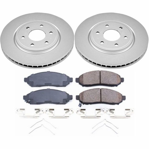 Power Stop 2019 Nissan Frontier Front Z17 Evolution Geomet Coated Brake Kit Power Stop 2019 Nissan Frontier Front Z17 Evolution Geomet Coated Brake Kit