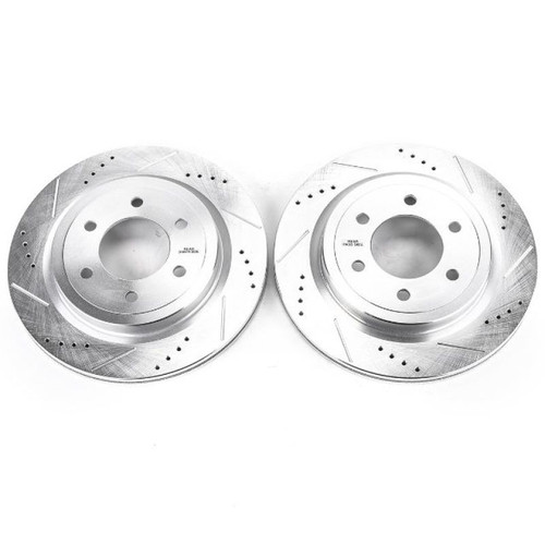 Power Stop 18-19 Ford Expedition Rear Evolution Drilled & Slotted Rotors - Pair Power Stop 18-19 Ford Expedition Rear Evolution Drilled & Slotted Rotors - Pair