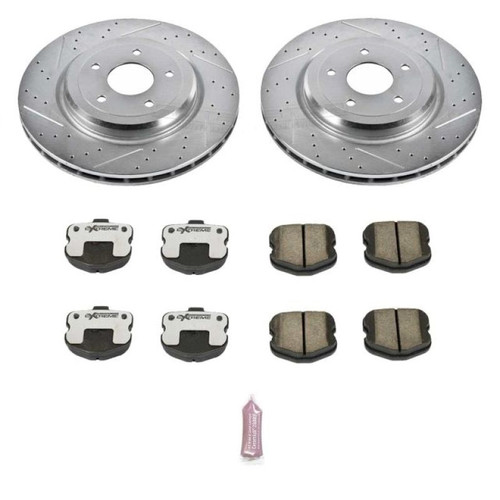 Power Stop 06-13 Chevrolet Corvette Rear Z26 Street Warrior Brake Kit Power Stop 06-13 Chevrolet Corvette Rear Z26 Street Warrior Brake Kit