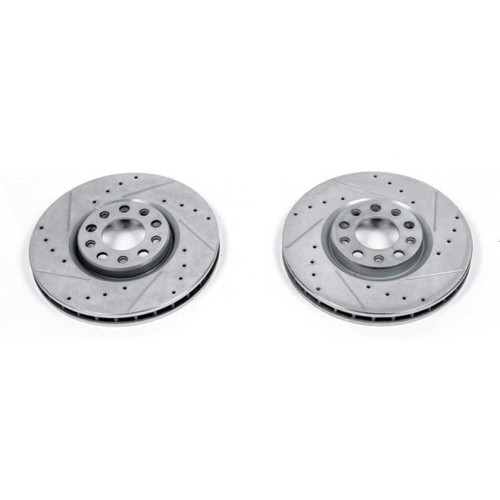 Power Stop 15-17 Chrysler 200 Front Evolution Drilled & Slotted Rotors - Pair AR83086XPR