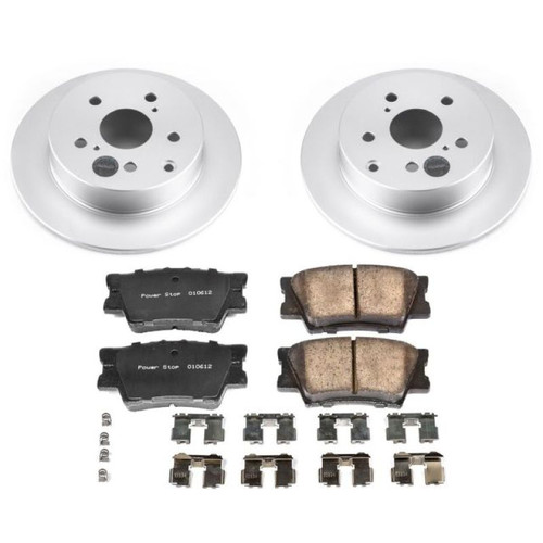 Power Stop 09-10 Pontiac Vibe Rear Z17 Evolution Geomet Coated Brake Kit CRK4670 Power Stop 09-10 Pontiac Vibe Rear Z17 Evolution Geomet Coated Brake Kit CRK4670