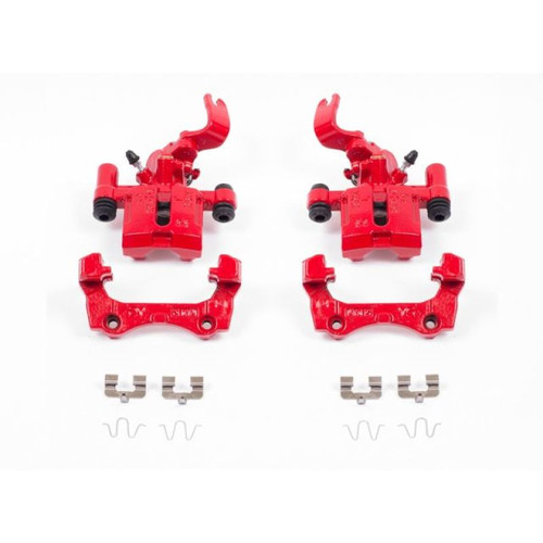 Power Stop 94-97 Mazda Miata Rear Red Calipers w/Brackets - Pair Power Stop 94-97 Mazda Miata Rear Red Calipers w/Brackets - Pair