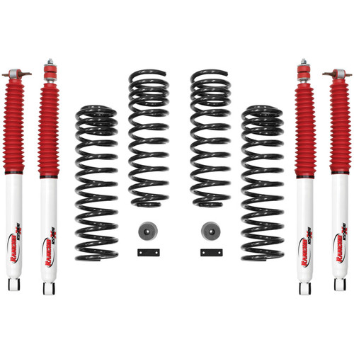 Rancho 07-17 Jeep Wrangler Front and Rear Suspension System - Master Part Number / One Box RS66118BR5