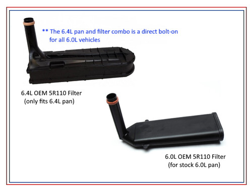 Trans Filter - STOCK - 5R110 6.0L - w/ stock pan FT144