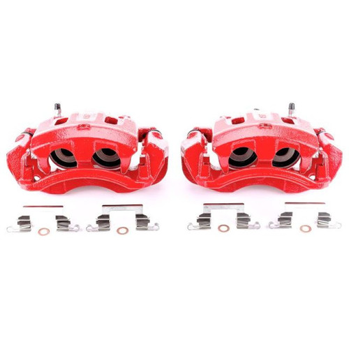 Power Stop 00-05 Ford Excursion Rear Red Calipers w/Brackets - Pair Power Stop 00-05 Ford Excursion Rear Red Calipers w/Brackets - Pair