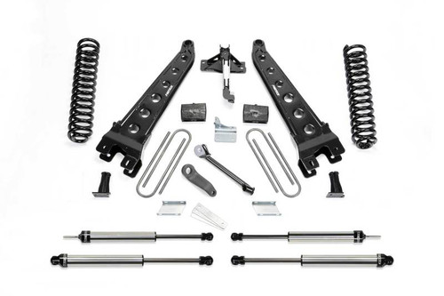 Fabtech 08-16 Ford F350/450 4WD 8 Lug 6in Rad Arm Sys w/Coils & Dlss Shks