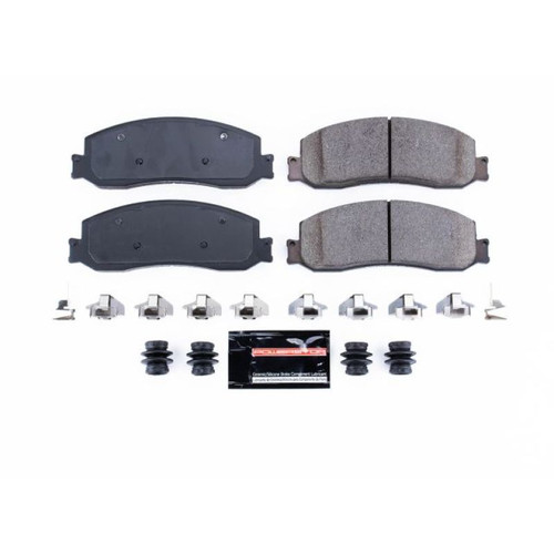 Power Stop 2012 Ford F-250 Super Duty Front Z23 Evolution Sport Brake Pads w/Hardware Power Stop 2012 Ford F-250 Super Duty Front Z23 Evolution Sport Brake Pads w/Hardware