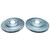 Power Stop 06-13 Chevrolet Corvette Rear Evolution Drilled & Slotted Rotors - Pair
