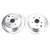 Power Stop 15-19 Subaru WRX Rear Evolution Drilled & Slotted Rotors - Pair
