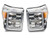 Raxiom 11-16 Ford F-250 Super Duty LED Projector Headlights - Chrome Housing (Clear Lens)