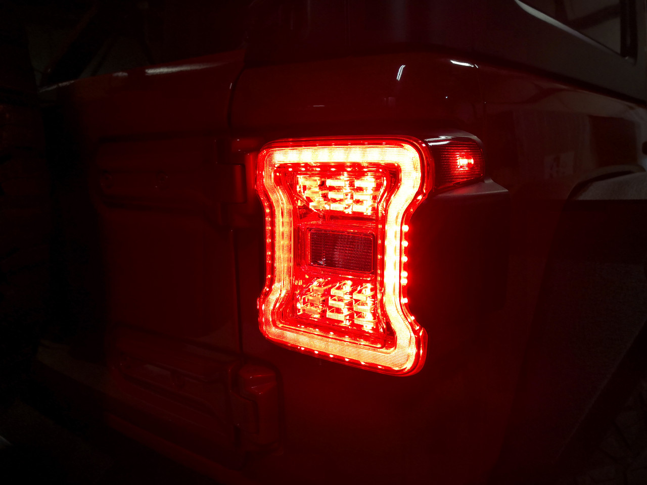Clear LED Tail Lights for Jeep Wrangler JL 2018+ - JPFEDERATION