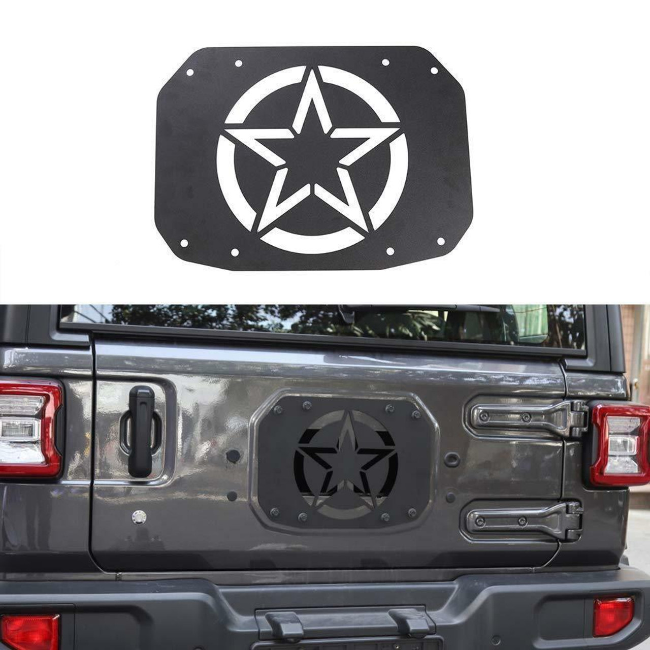 Tailgate Exhaust Vent Cover for Jeep Wrangler JL 2018+ - JPFEDERATION