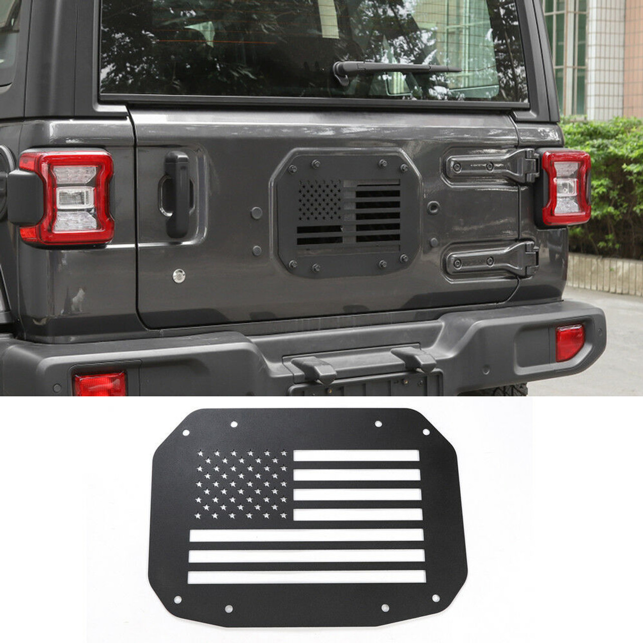 TESIN Auto Aufkleber Für Jeep Wrangler JL 4 Türen Auto Hinten Fenster USA  Flagge Dekoration Aufkleber Für Jeep Wrangler JL 2018 2019-2022 - AliExpress