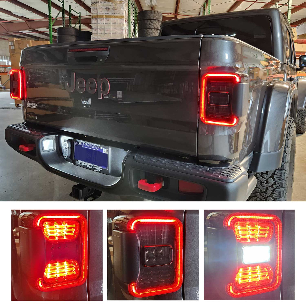 XPE Smoked LED Tail Lights for Gladiator JT 20202023 JPFEDERATION