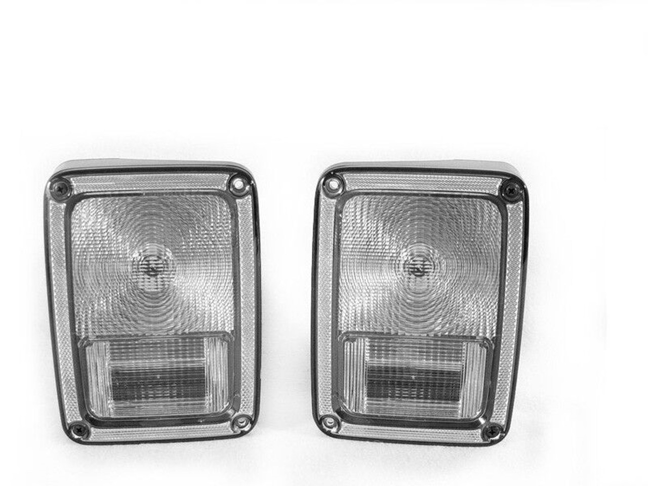 Clear Rear Tail Lights For Jeep Wrangler JK 2D / 4D 2007-2012