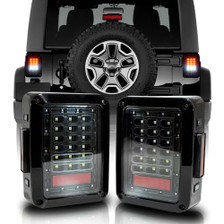 XPE Smoked LED Tail Lights for Wrangler JK 2007-2018 - JPFEDERATION