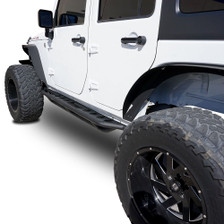 Running Boards Side Steps Rail Steps Rock Sliders 2007-2018 Jeep Wrangler 4dr