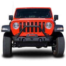 Front Transformer Seventeen Bumper w/Bull Bar w/Fog for Wrangler 2018+