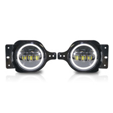 LED Halo Fog Lights for Jeep Wrangler JL JLU Sport Sport S 2018+ LED Halo Fog Lights for Jeep Wrangler JL JLU Sport Sport S 2018+