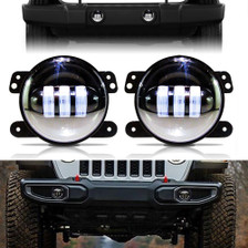 High Power LED Fog Light Bulbs for 2010-2021 Jeep Wrangler JK / JL