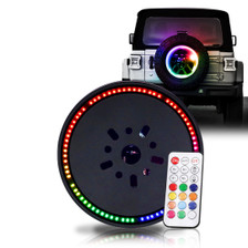 Tire Carrier Spare Tire Color LED Lighting Kit with Remote