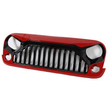 Red Angry Bird No Mesh Grille for Jeep  Wrangler JK JKU 2007-2017  Red Angry Bird No Mesh Grille for Jeep  Wrangler JK JKU 2007-2017