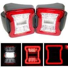 JL Style LED Tail Lights for Jeep Wrangler JK JKU 2007-2018