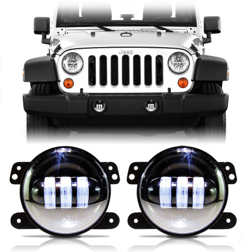 LED Fog Lamps for Wrangler JK 2007-2018 - JPFEDERATION