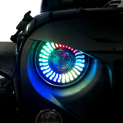 Demon Eye LED Headlights for Wrangler JL and Gladiator 2018 up