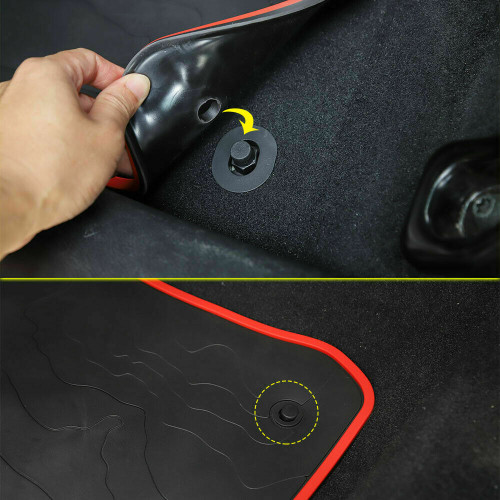 Rubber Floor Mats Waterproof Floor Liners For Jeep Wrangler JL 4Door  2018-2023 - JPFEDERATION