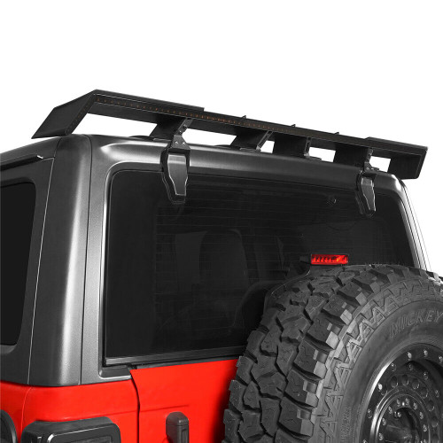 Rear Roof Mount Spoiler Wing with LED Brake Tail Light for 2018-2023 Jeep  Wrangler JL JLU Hardtop - JPFEDERATION