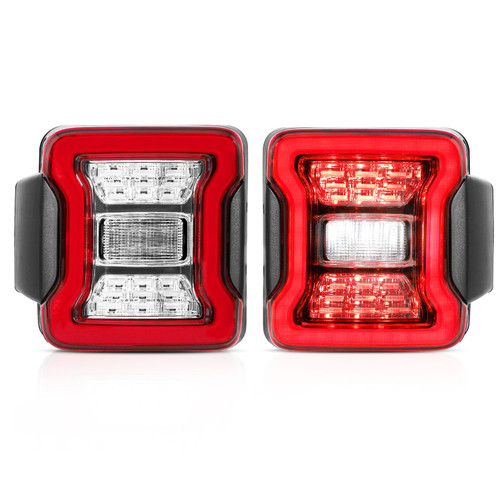 JL Style LED Tail Lights for Jeep Wrangler JK JKU 2007-2018