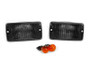 Black Smoked Bumper Signal and Side Marker Lights Combo for Wrangler TJ 1997-2006