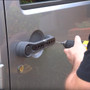 5pcs Aluminum Door Insert Trim Handle Tailgate 2007-2018 Jeep Wrangler JK 4 Door